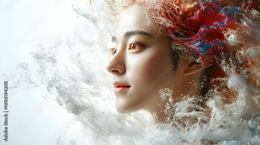 Water and Hair: A Surreal Portrait Water and Hair: A Surreal Portrait