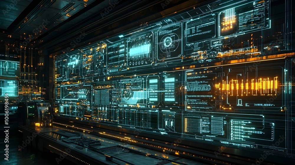 Futuristic Tech Interface Futuristic Tech Interface