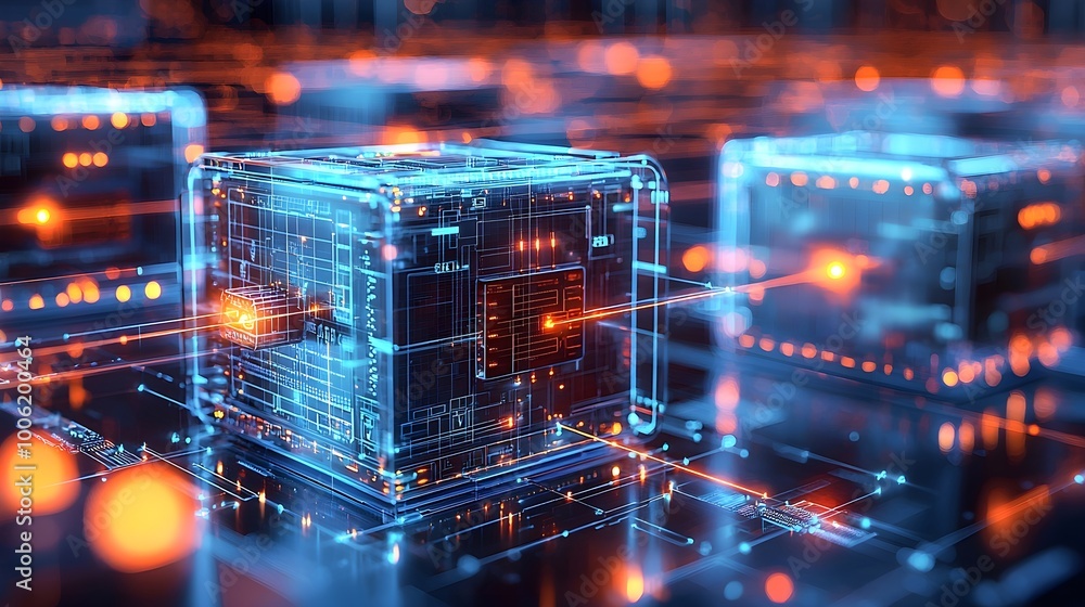 Futuristic Technology Data Center Futuristic Technology Data Center