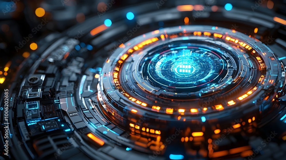 Futuristic Technology Interface