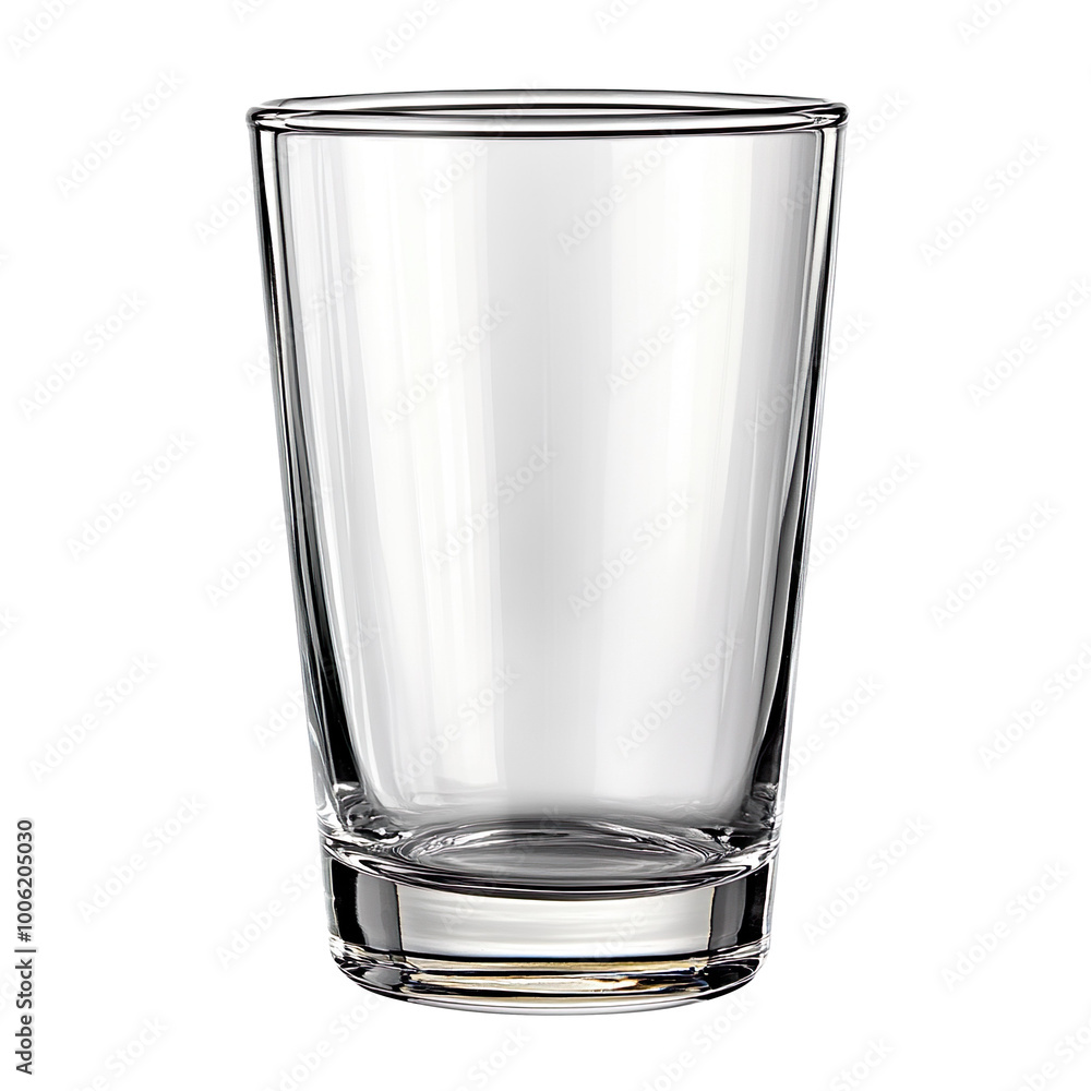 An empty glass isolated on transparent background An empty glass isolated on transparent background