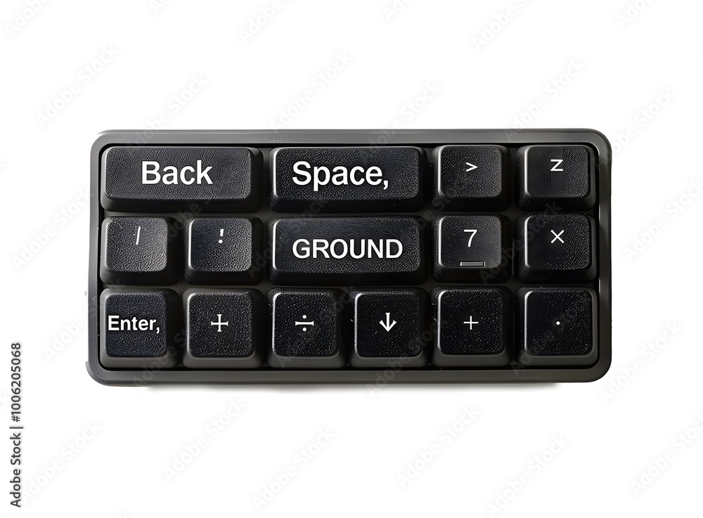 Buttons on a white background. Isolated. Shown from above. Taken in a studio Buttons on a white background. Isolated. Shown from above. Taken in a studio