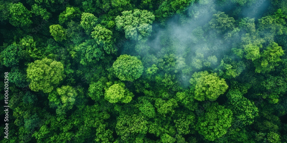 Aerial view of lush green trees and forest canopy, capturing the beauty and vibrancy of nature's untouched wilderness. Aerial view of lush green trees and forest canopy, capturing the beauty and vibrancy of nature's untouched wilderness.