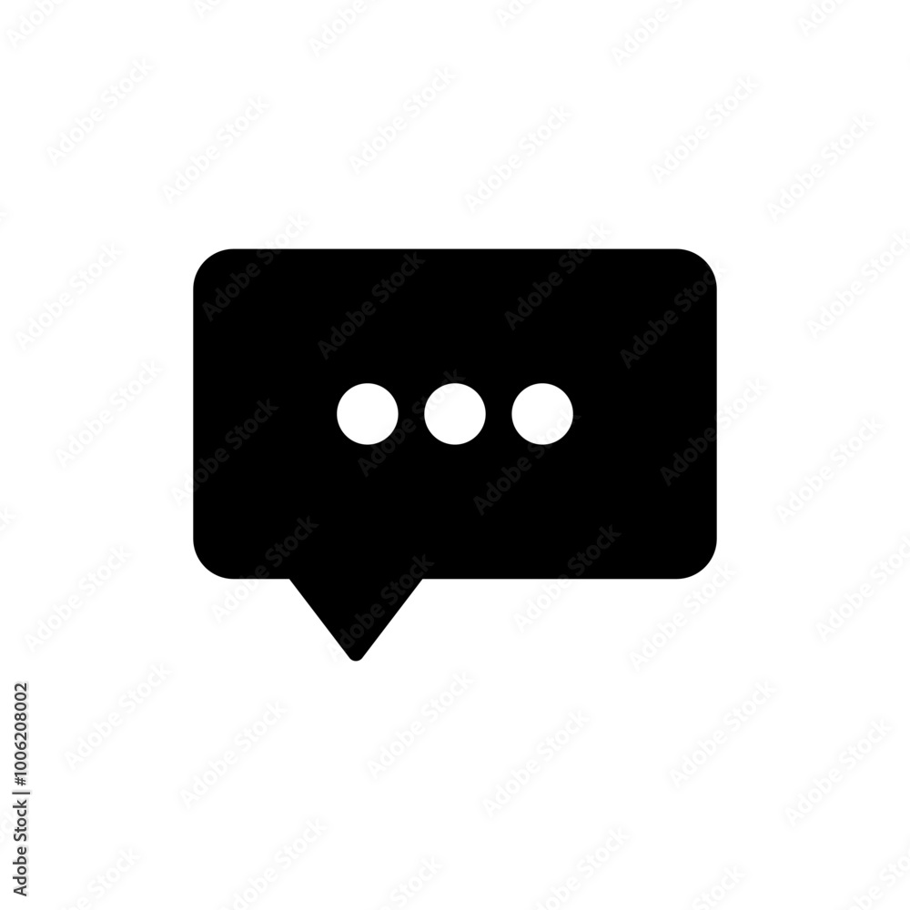 Chat icon vector. speech bubble sign and symbol. comment icon. message Chat icon vector. speech bubble sign and symbol. comment icon. message