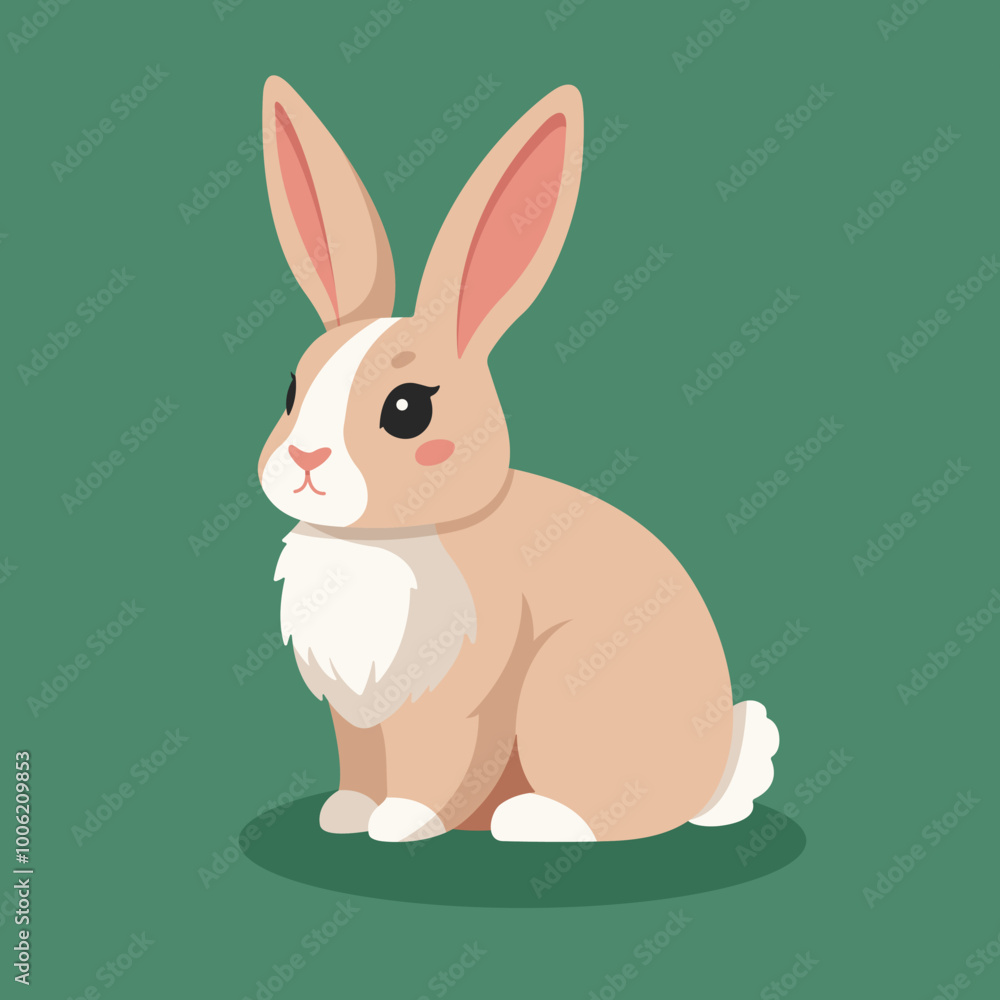 Obraz premium Cute bunny vector illustration