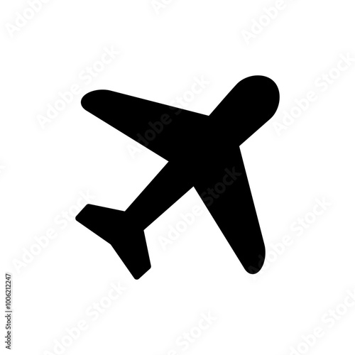 Plane icon vector. Airplane sign and symbol. Flight transport symbol. Travel sign. aeroplane