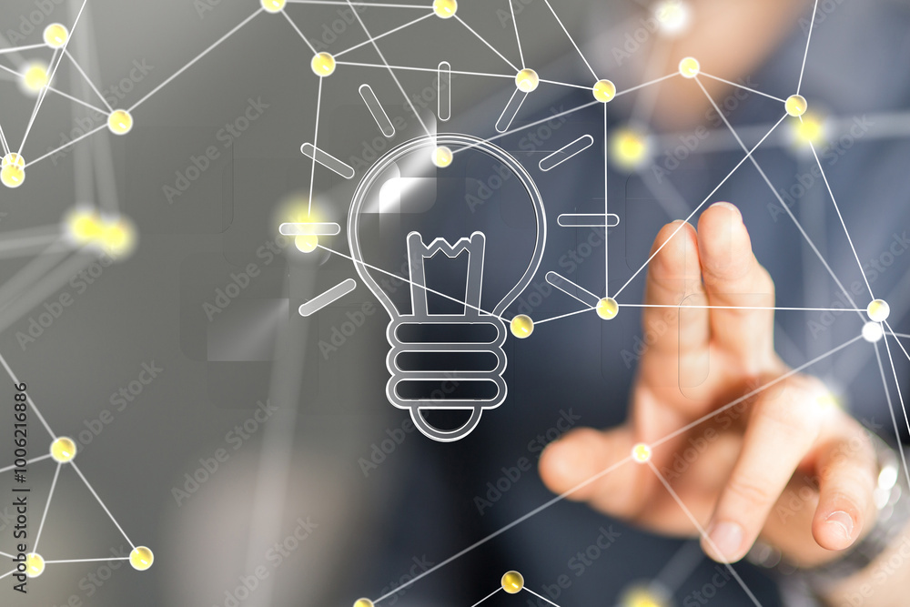 holding illuminated light bulb, idea, innovation and inspiration concept. holding illuminated light bulb, idea, innovation and inspiration concept.