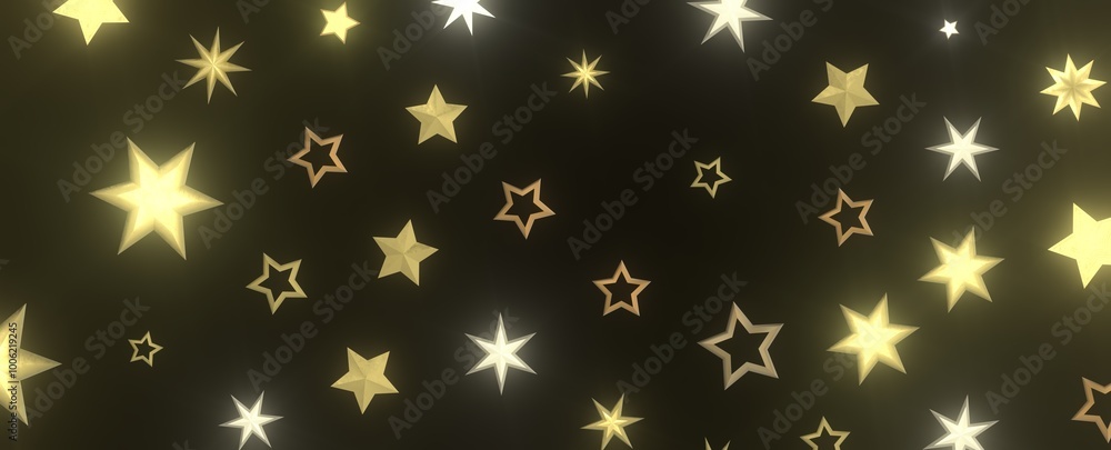 Cosmic Christmas Showers: Dynamic 3D Illustration of Descending Celestial Showers for the Holidays Cosmic Christmas Showers: Dynamic 3D Illustration of Descending Celestial Showers for the Holidays