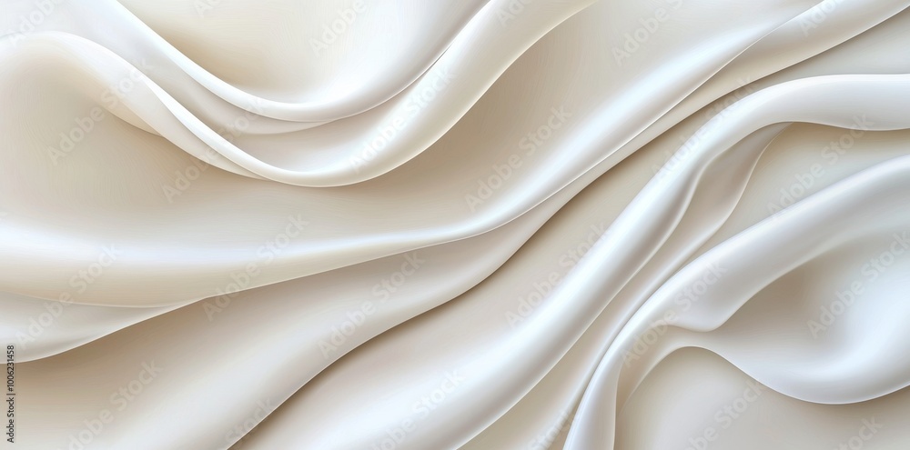 Obraz premium This is a silk blurry white background with a festive mood for a greeting card.