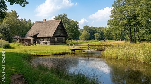 Open Air Museum Lehde. Shows culture, art, crafts, agriculture and daily life.