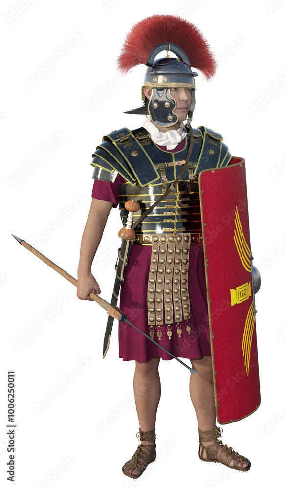 Römischer Centurio aus dem alten Rom, Freisteller Römischer Centurio aus dem alten Rom, Freisteller
