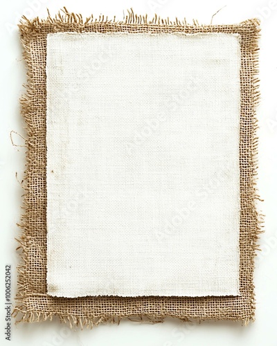 A blank white page of textured paper