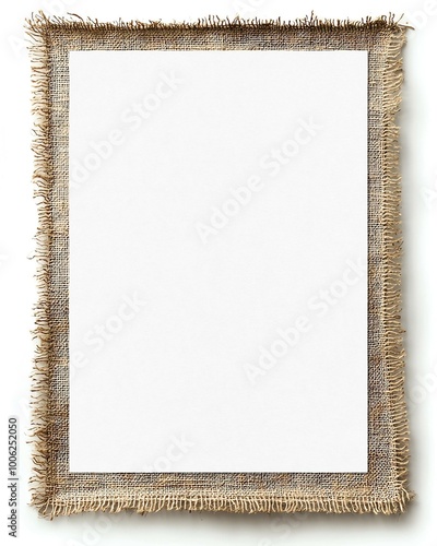A blank white page of textured paper