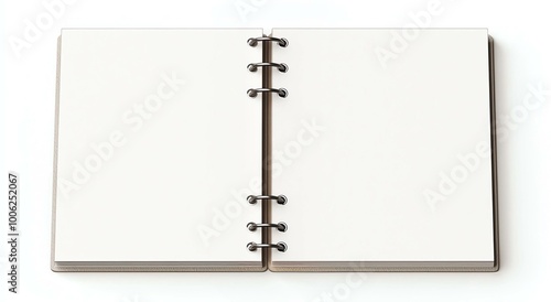 Big Spiral-Bound Book Notebook Background