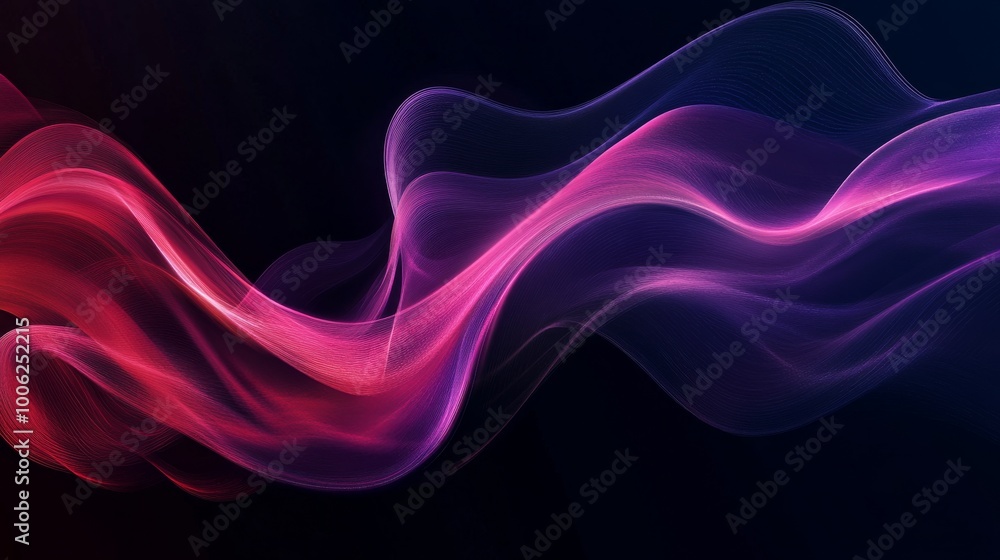 Abstract background with wavy lines flowing and creating colorful shapes Abstract background with wavy lines flowing and creating colorful shapes