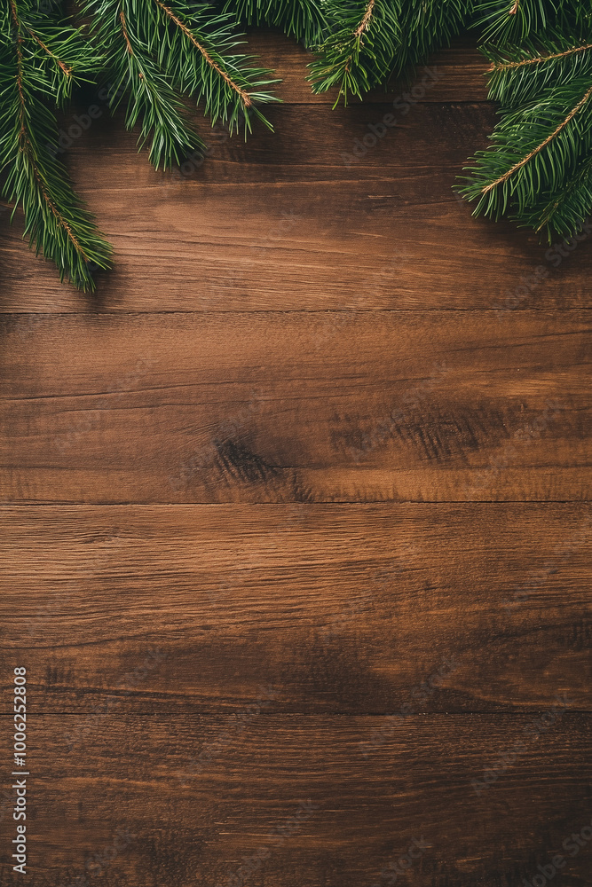 Christmas wooden background with fir branches. Copy sauce. Minimal concept. Christmas wooden background with fir branches. Copy sauce. Minimal concept.