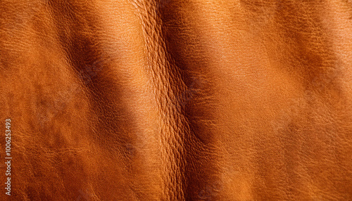 Old ginger leather texture background. closeup view of suede