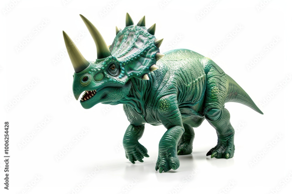 Dinosaur triceratops on white background Dinosaur triceratops on white background