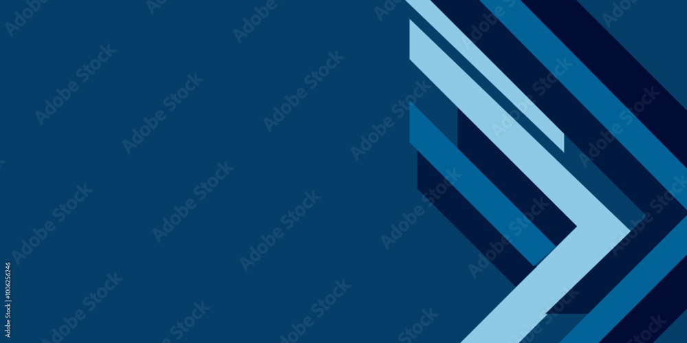 Simple blue corporate arrow background. flat blue gradation. Overlay blue gradient geometric shape graphic elements. Suit for poster, banner, flyer, brochure,cover, poster,wallpaper, design with space Simple blue corporate arrow background. flat blue gradation. Overlay blue gradient geometric shape graphic elements. Suit for poster, banner, flyer, brochure,cover, poster,wallpaper, design with space