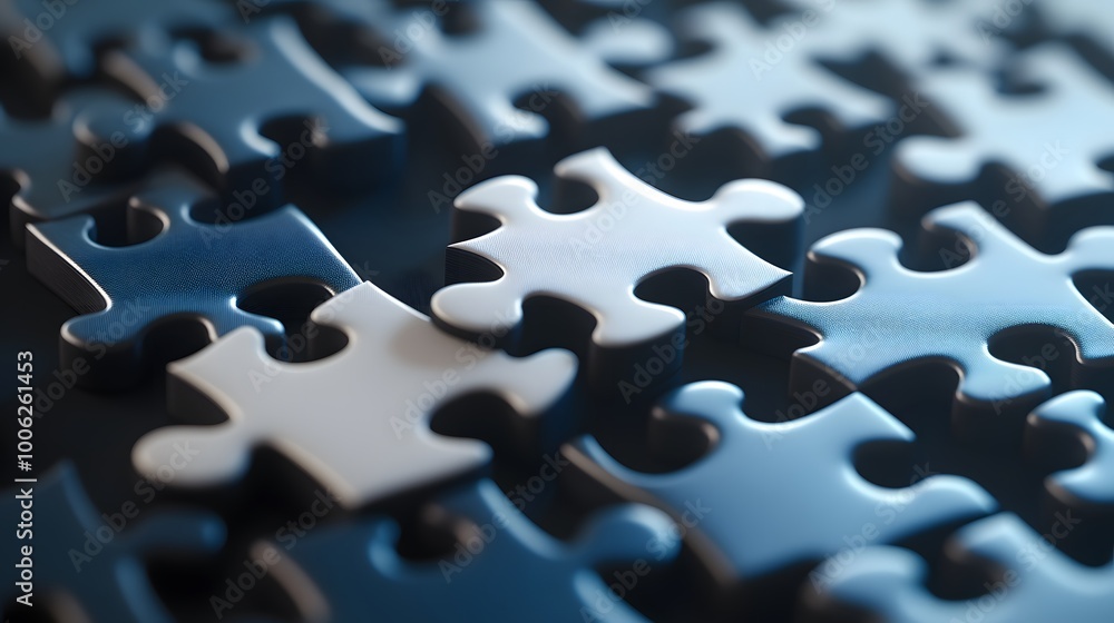 jigsaw puzzle. 3d busines illustration concept. jigsaw puzzle. 3d busines illustration concept.
