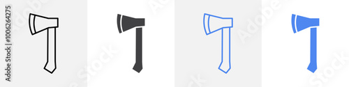 axe icon vector set use for web