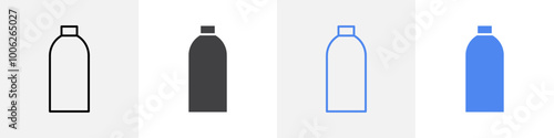 Bottle icon vector set use for web