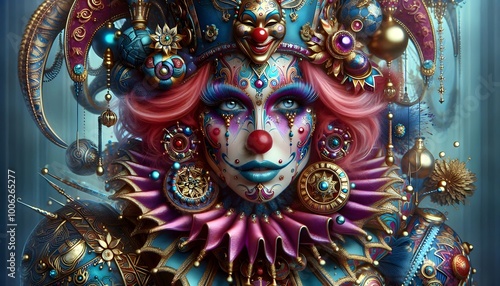 Wallpaper Mural "Caras de Circo Glamuroso" Torontodigital.ca