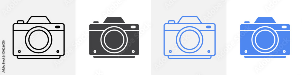 camera icon vector set use for web camera icon vector set use for web