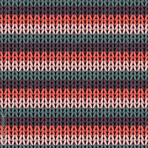 Knitted background pattern wallpaper knitting decorative print handmade textile knitting handiwork