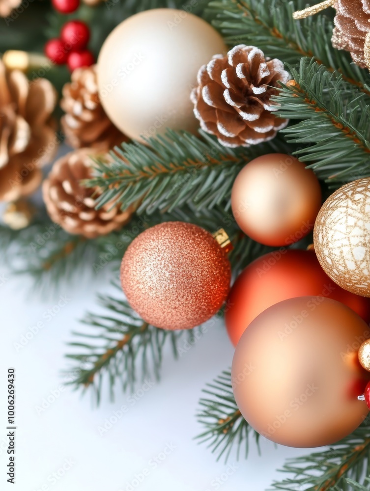 Christmas and New year background