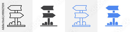 direction icon vector set use for web