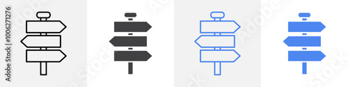 direction icon vector set use for web