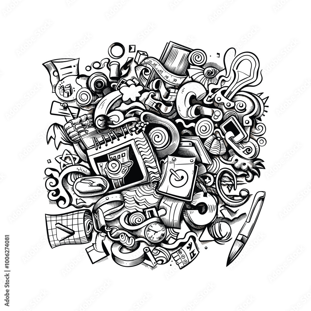 Business Hand Drawn Doodle Vector Design Business Hand Drawn Doodle Vector Design