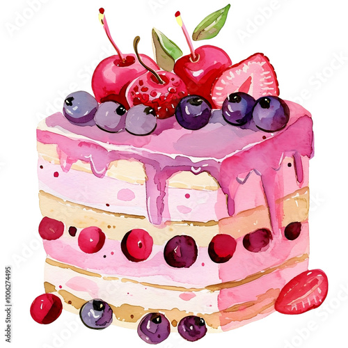 Strawberry Delight Layer Cake photo