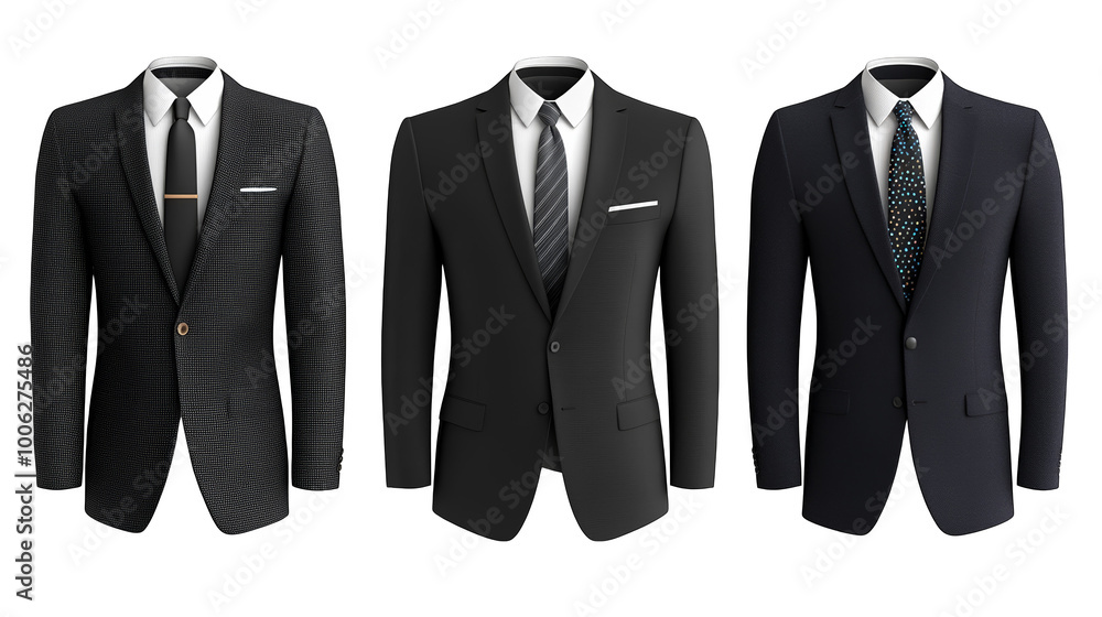 Three Suits Black Dark Grey and Navy Blue Formal Wear Business Attire Men s Fashion Three Suits Black Dark Grey and Navy Blue Formal Wear Business Attire Men s Fashion