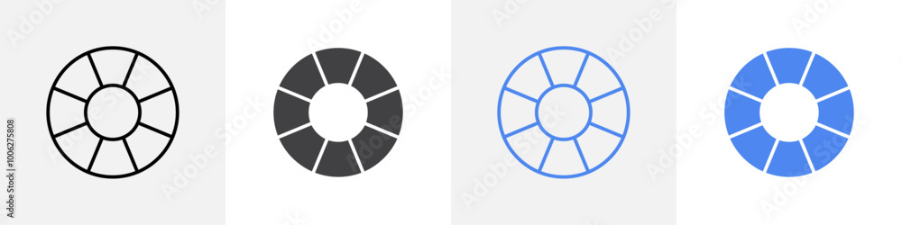 lifeboy icon vector set use for web lifeboy icon vector set use for web