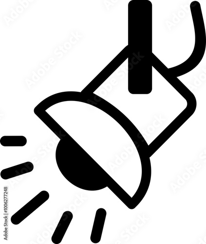 Black and white icon of a computer mouse cursor.