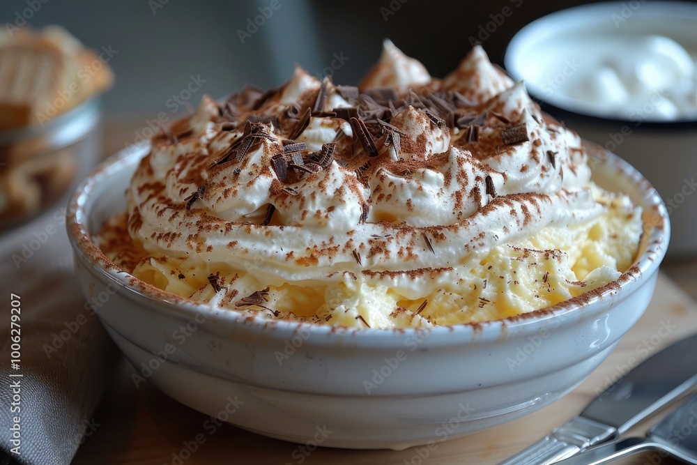Switzerland: Zrcher Eintopf Layers of meringue and whipped cream topped with chocolate shavings. Switzerland: Zrcher Eintopf Layers of meringue and whipped cream topped with chocolate shavings.