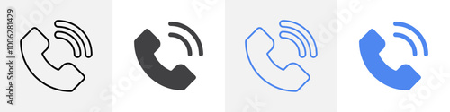 phone icon vector set use for web