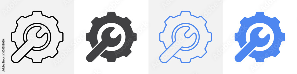 setting icon vector set use for web setting icon vector set use for web