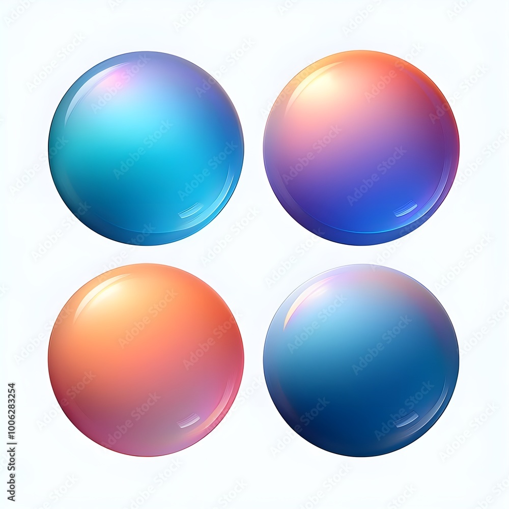 A set of gradient bubble geometric shapes with clean cut-out designs, perfect for modern web design, digital art, and graphic design projects. A set of gradient bubble geometric shapes with clean cut-out designs, perfect for modern web design, digital art, and graphic design projects.