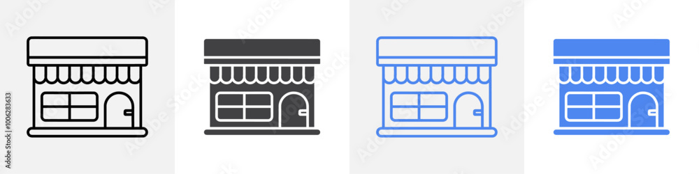 shop icon vector set use for web shop icon vector set use for web