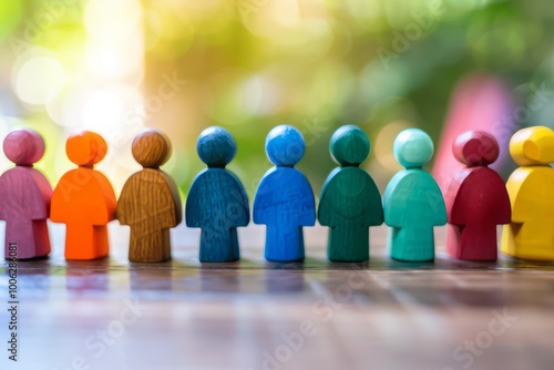 Public Relations Officer: Craft a press release about an organization's commitment to diversity and teamwork. , background blur