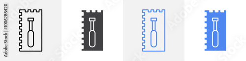 trowel icon vector set use for web