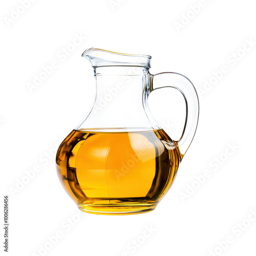 Glass Pitcher of Golden Liquid