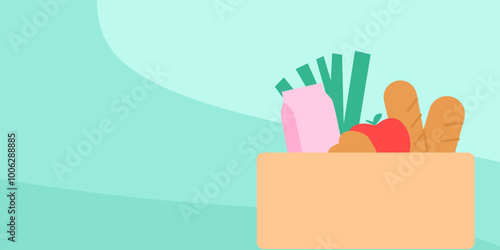 delivery shoping illustration