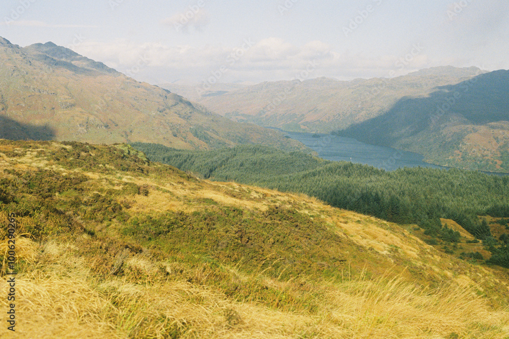 Fototapeta premium View over Loch Sloy - Tarbet, Scotland