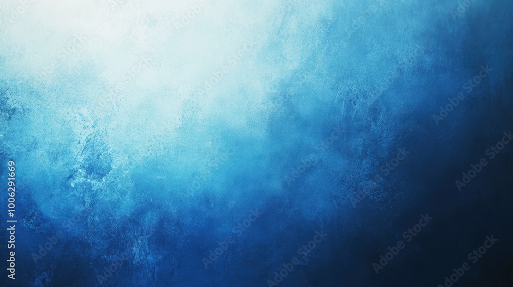 Fototapeta premium A soft gradient background blending from dark blueto