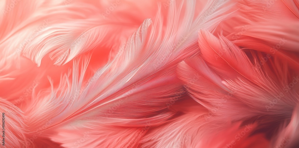 Fototapeta premium background macro feathers barely Light gold pantone