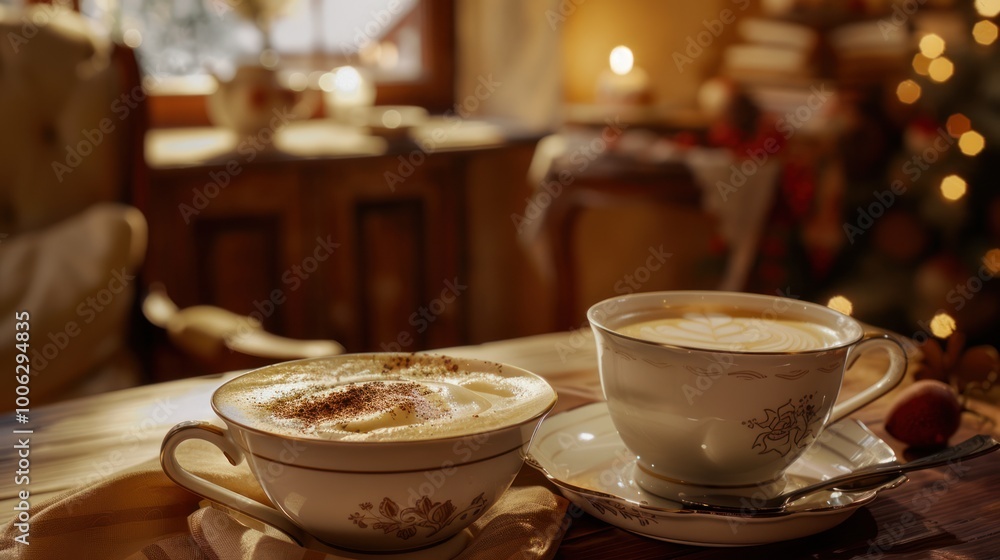 Fototapeta premium Cozy Christmas Coffee